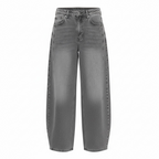JEANS BARREL GRAY