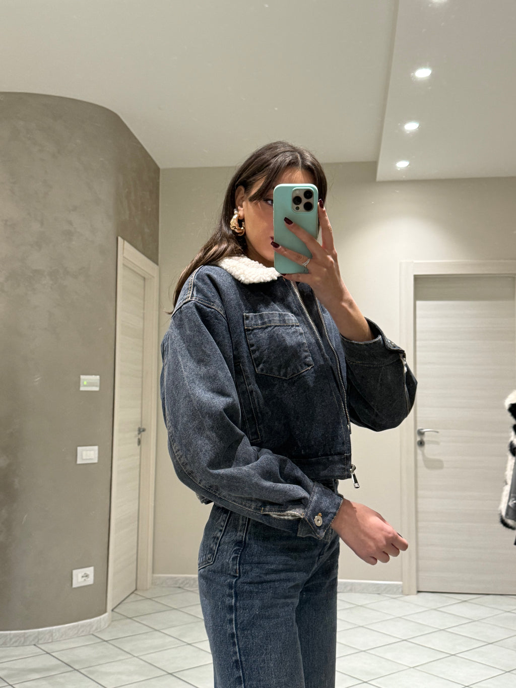 BOMBER DI JEANS LUMINA