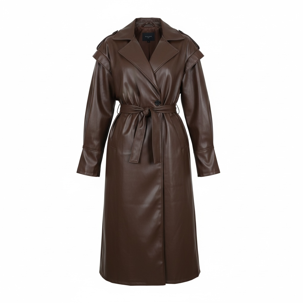 TRENCH SIMIL PELLE
