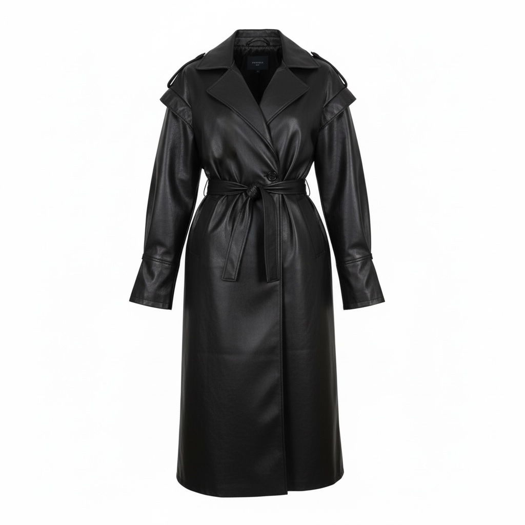 TRENCH SIMIL PELLE